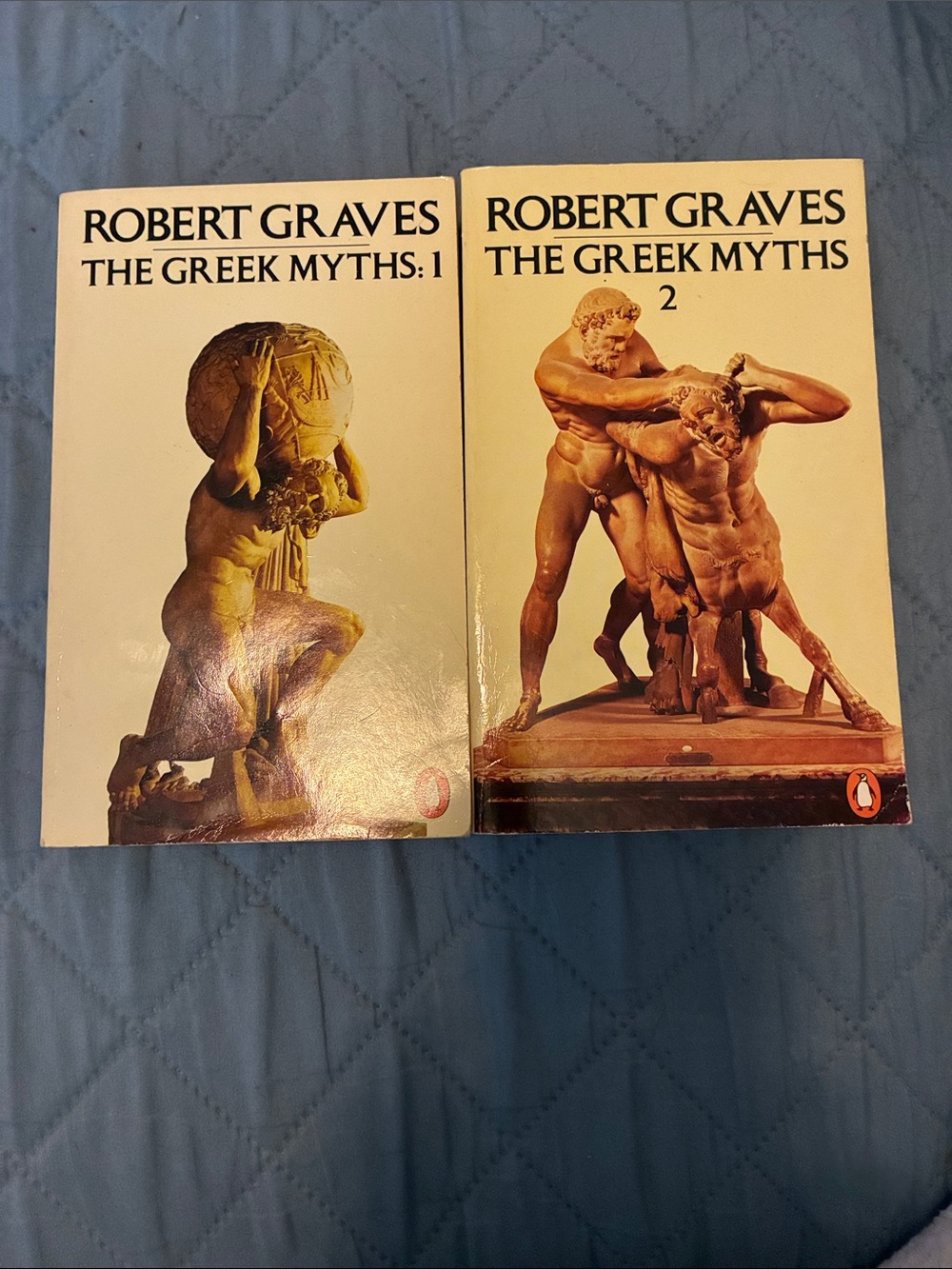 The Greek Myths (Volumes 1 & 2) - Vintage Paperbacks Robert Graves